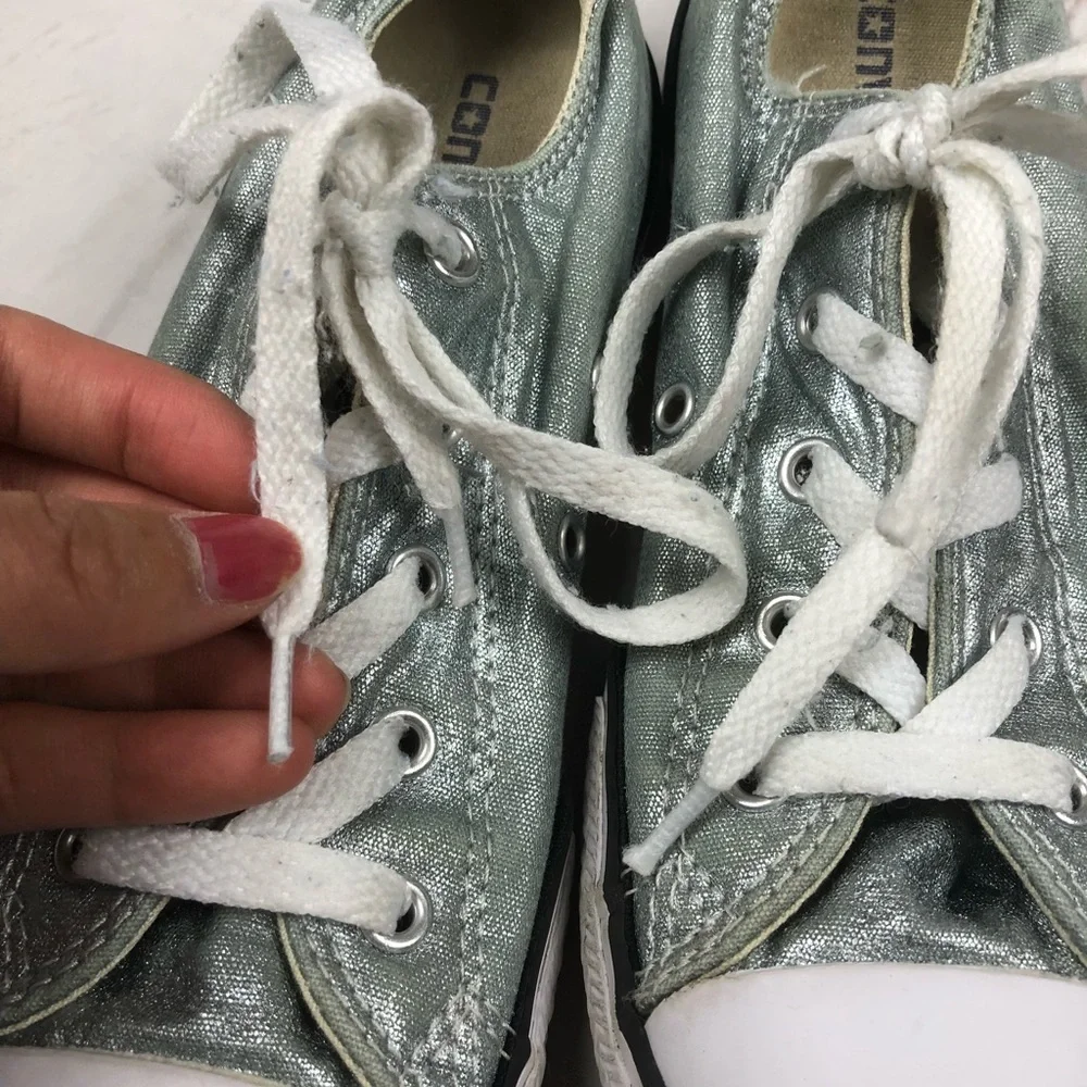 Converse Kids‎ Silver Shoes
